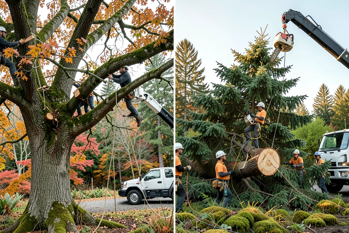 Ivy removal from trees in Shoreline, King County, WA - Inspect the tree and its site