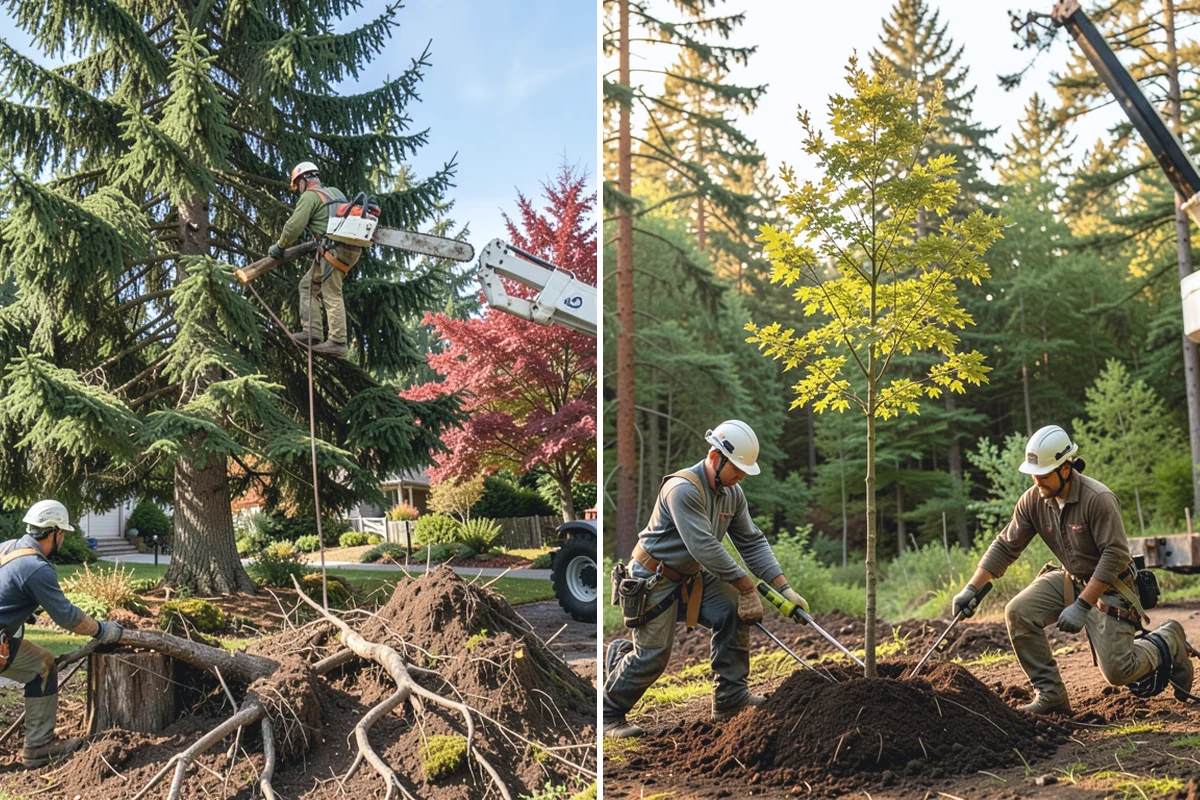 Ivy removal from trees in Skykomish, King County, WA - Inspect the tree and its site