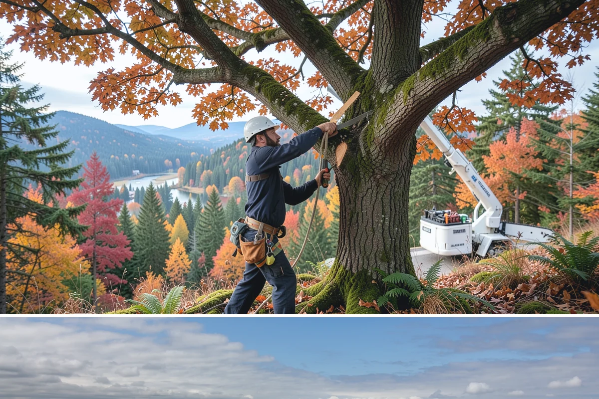 Ivy removal from trees in University Place, Pierce County, WA - This work can be performed year-round in the Puget Sound climate but may require extra caution during wet seasons to prevent soil...