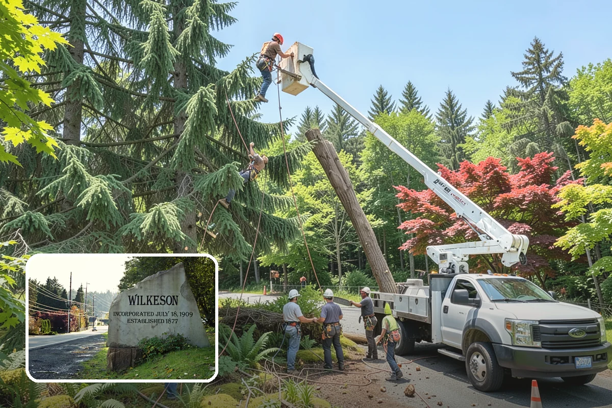 Ivy removal from trees in Wilkeson, Pierce County, WA - Supports long-term tree health and stability