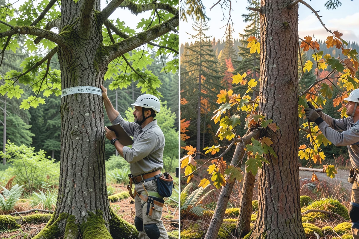 Ivy removal from trees in Wilkeson, Pierce County, WA - Inspect the tree and its site