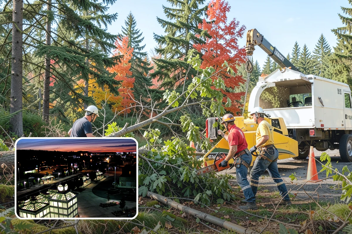 Large tree removal in Auburn, King County, WA - Removes safety hazards and reduces liability