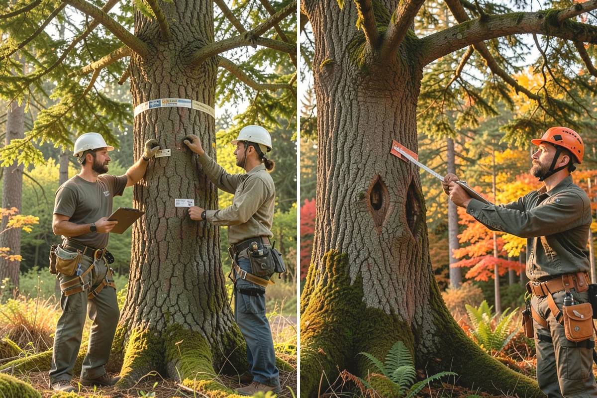 Large tree removal in Carnation, King County, WA - On-site assessment and hazard evaluation