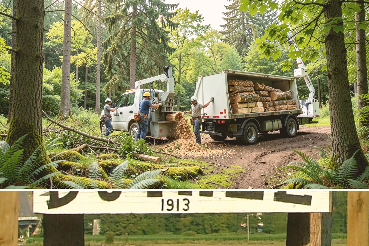 Large tree removal in Duvall, King County, WA - In the Puget Sound climate, this service is best performed when foliage has dropped in late fall or winter to improve visibility...