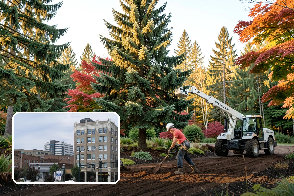 Large tree removal in Everett, Snohomish County, WA - Removes safety hazards and reduces liability