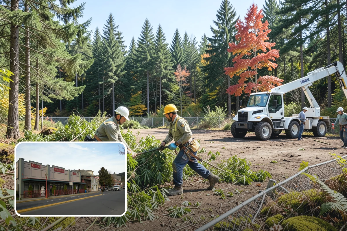 Large tree removal in Issaquah, King County, WA - Removes safety hazards and reduces liability