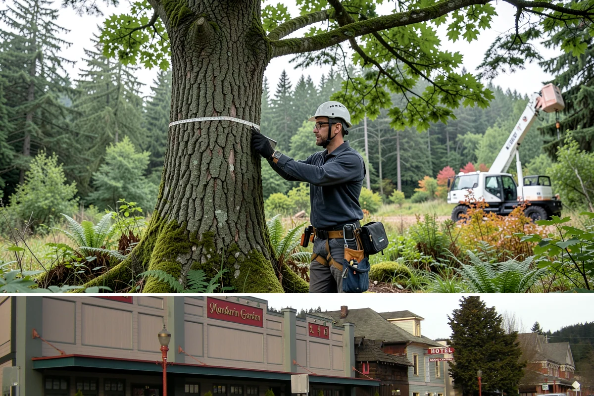 Large tree removal in Issaquah, King County, WA - In the Puget Sound climate, this service is best performed when foliage has dropped in late fall or winter to improve visibility...