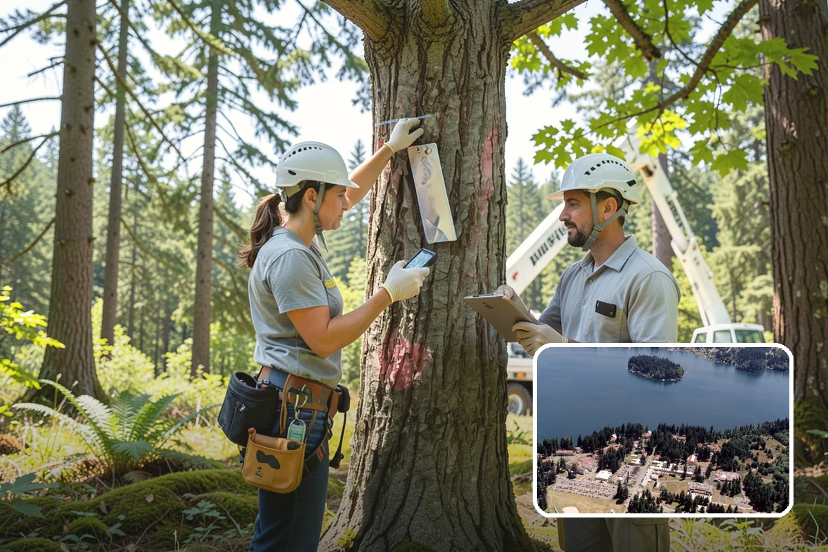 Large tree removal in Lakewood, Pierce County, WA - Removes safety hazards and reduces liability