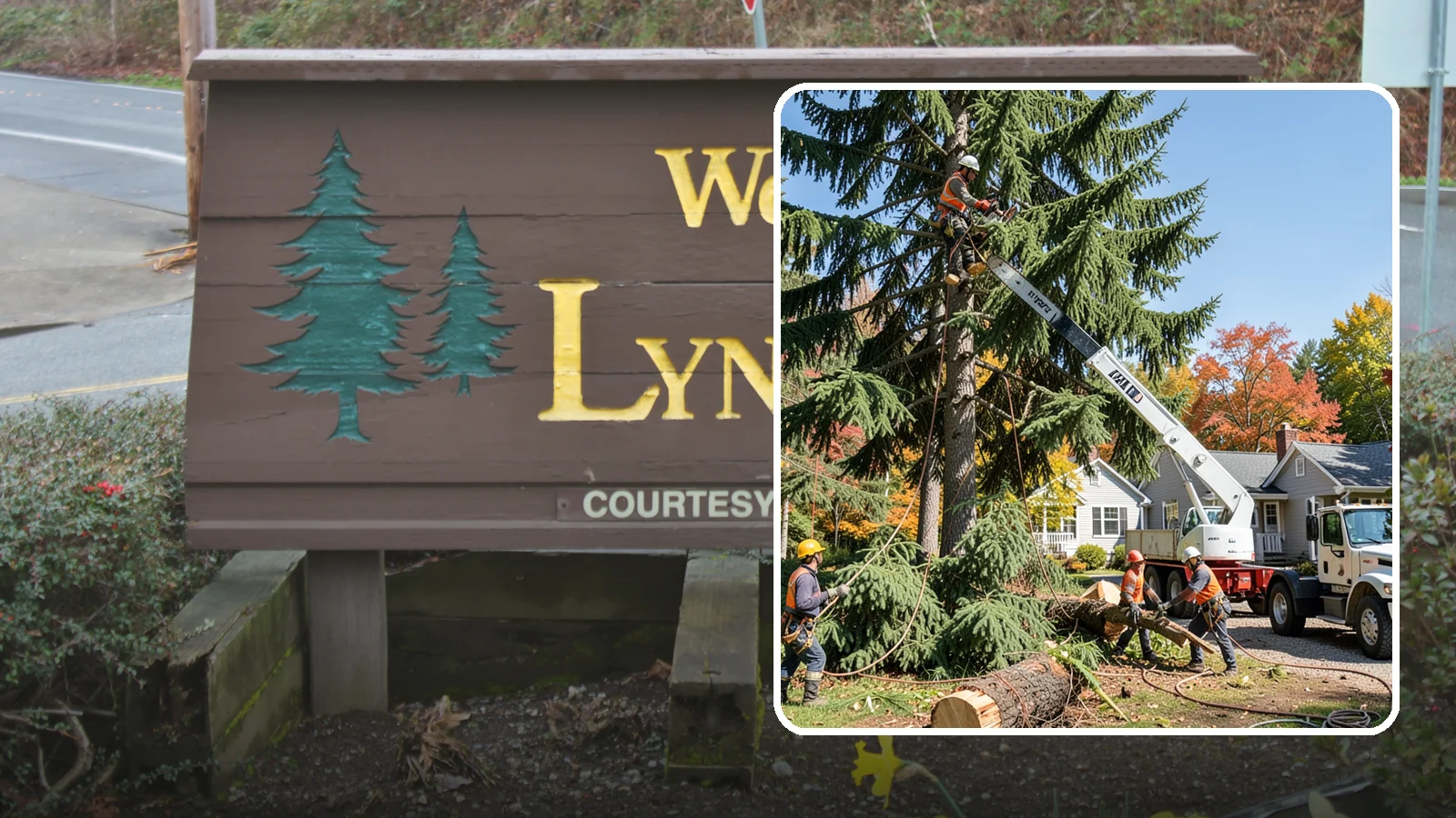 Large tree removal in Lynnwood, Snohomish County, WA - The sectional removal of large-diameter or tall trees.