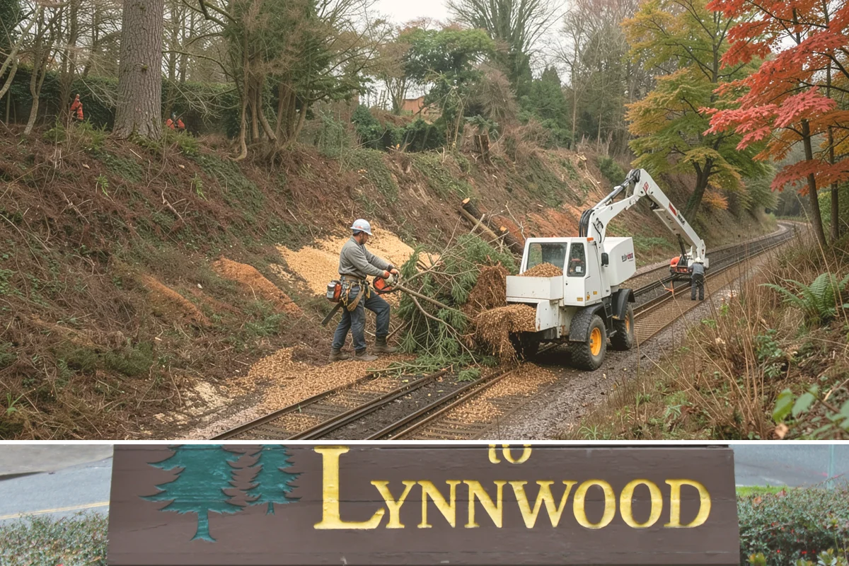 Large tree removal in Lynnwood, Snohomish County, WA - In the Puget Sound climate, this service is best performed when foliage has dropped in late fall or winter to improve visibility...