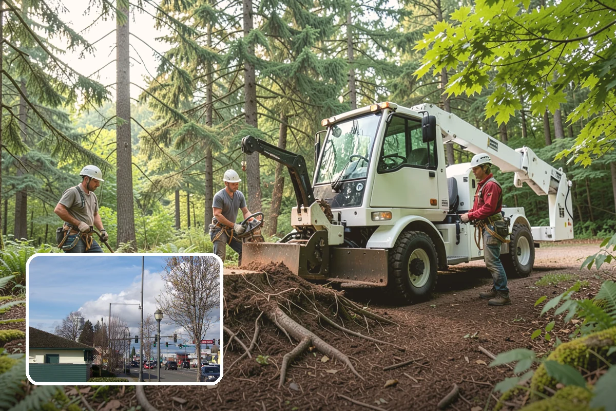 Large tree removal in Marysville, Snohomish County, WA - Removes safety hazards and reduces liability