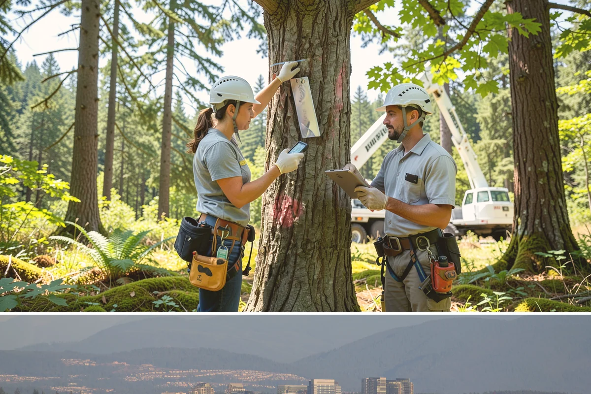 Large tree removal in Medina, King County, WA - In the Puget Sound climate, this service is best performed when foliage has dropped in late fall or winter to improve visibility...