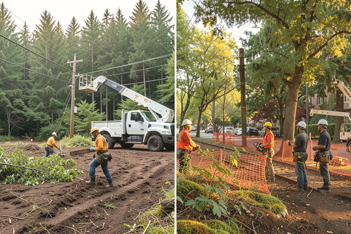 Large tree removal in Monroe, Snohomish County, WA - On-site assessment and hazard evaluation