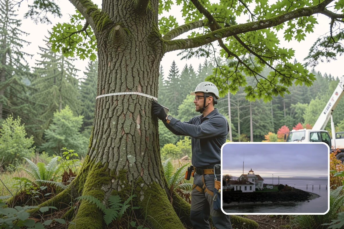 Large tree removal in Mukilteo, Snohomish County, WA - Removes safety hazards and reduces liability