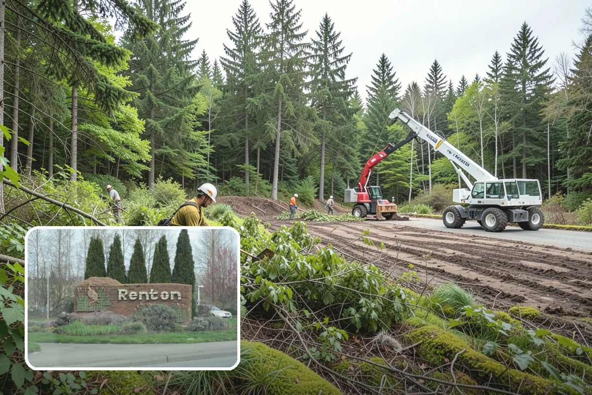 Large tree removal in Renton, King County, WA - Removes safety hazards and reduces liability