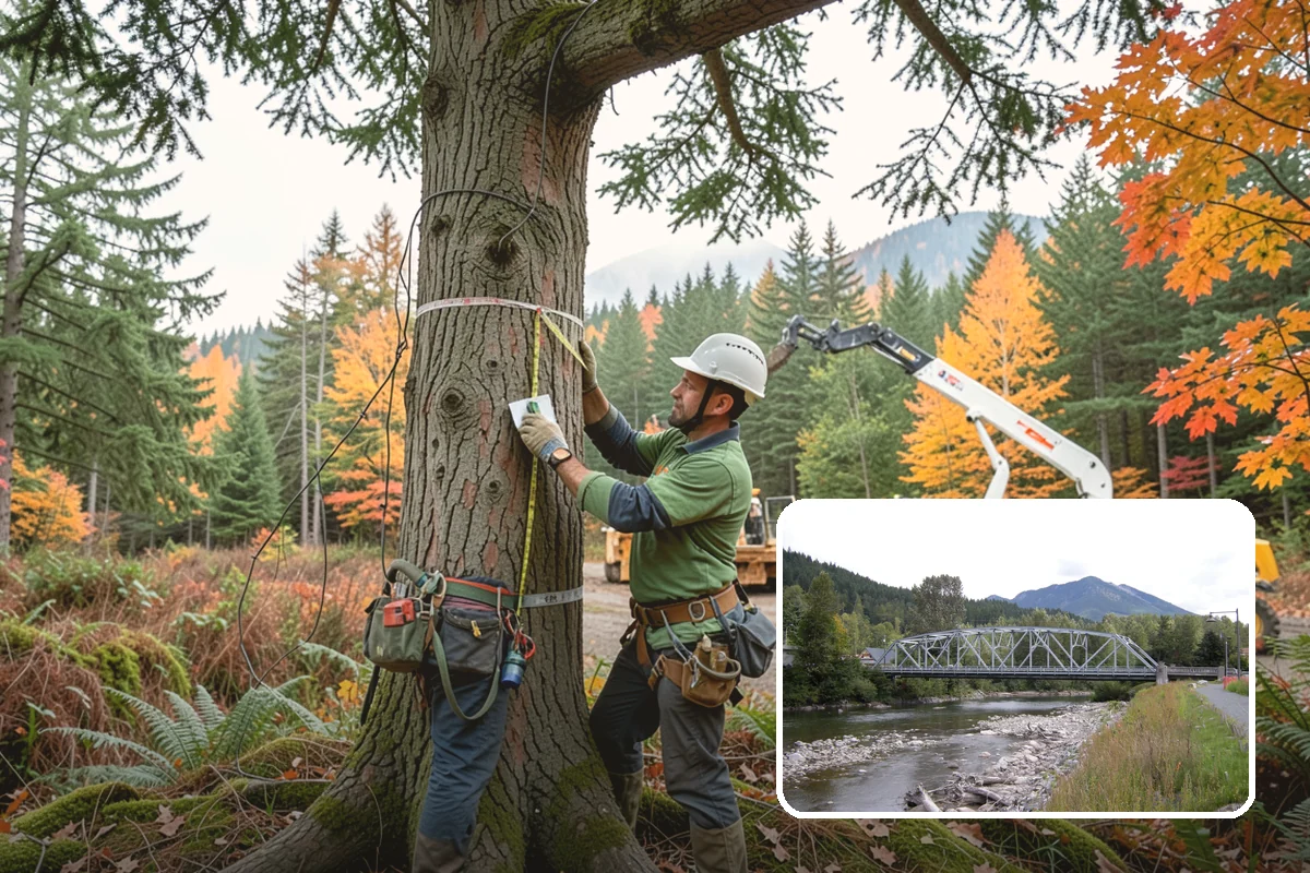 Large tree removal in Skykomish, King County, WA - Removes safety hazards and reduces liability