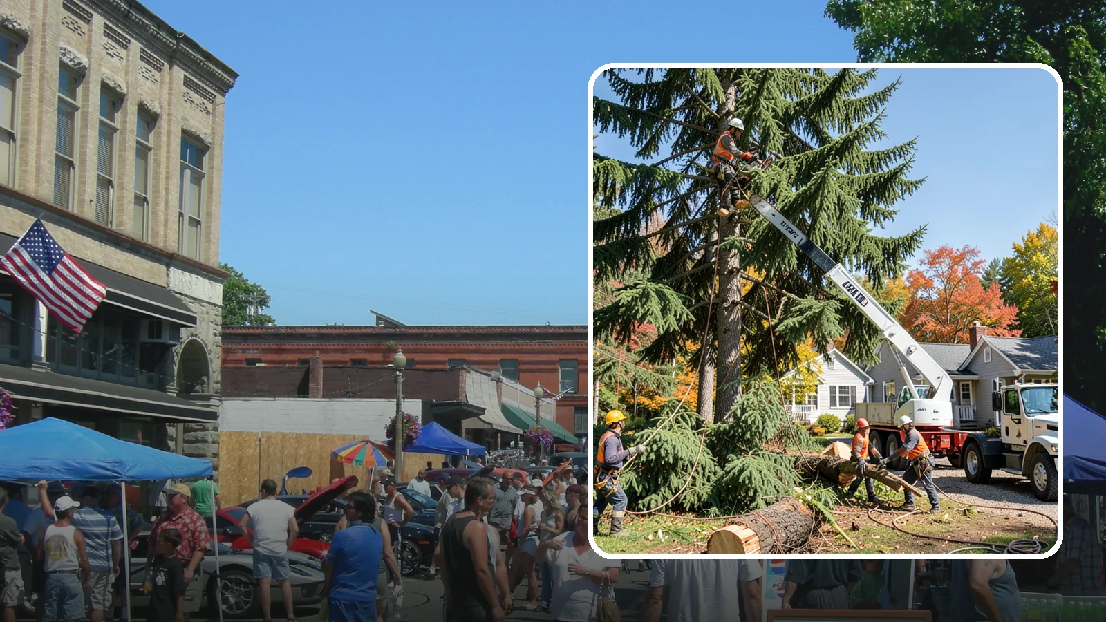 Large tree removal in Snohomish, Snohomish County, WA - The sectional removal of large-diameter or tall trees.