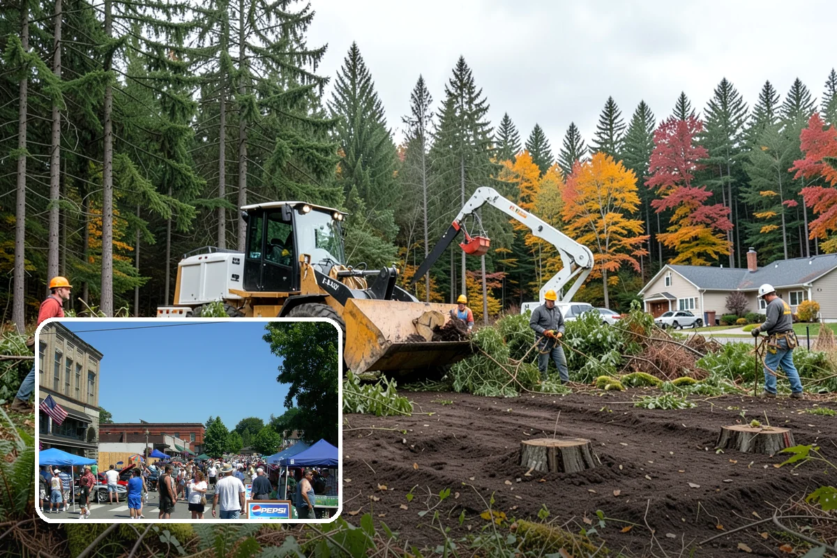 Large tree removal in Snohomish, Snohomish County, WA - Removes safety hazards and reduces liability