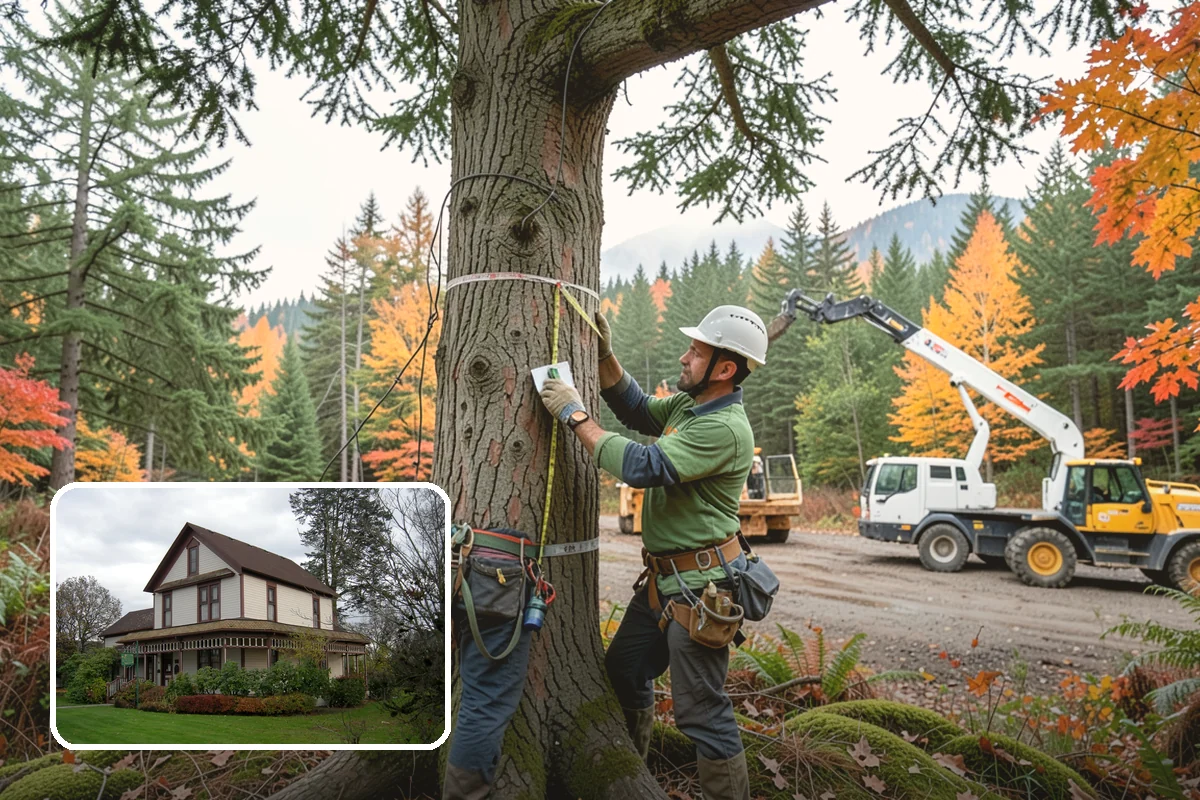 Large tree removal in Sumner, Pierce County, WA - Removes safety hazards and reduces liability