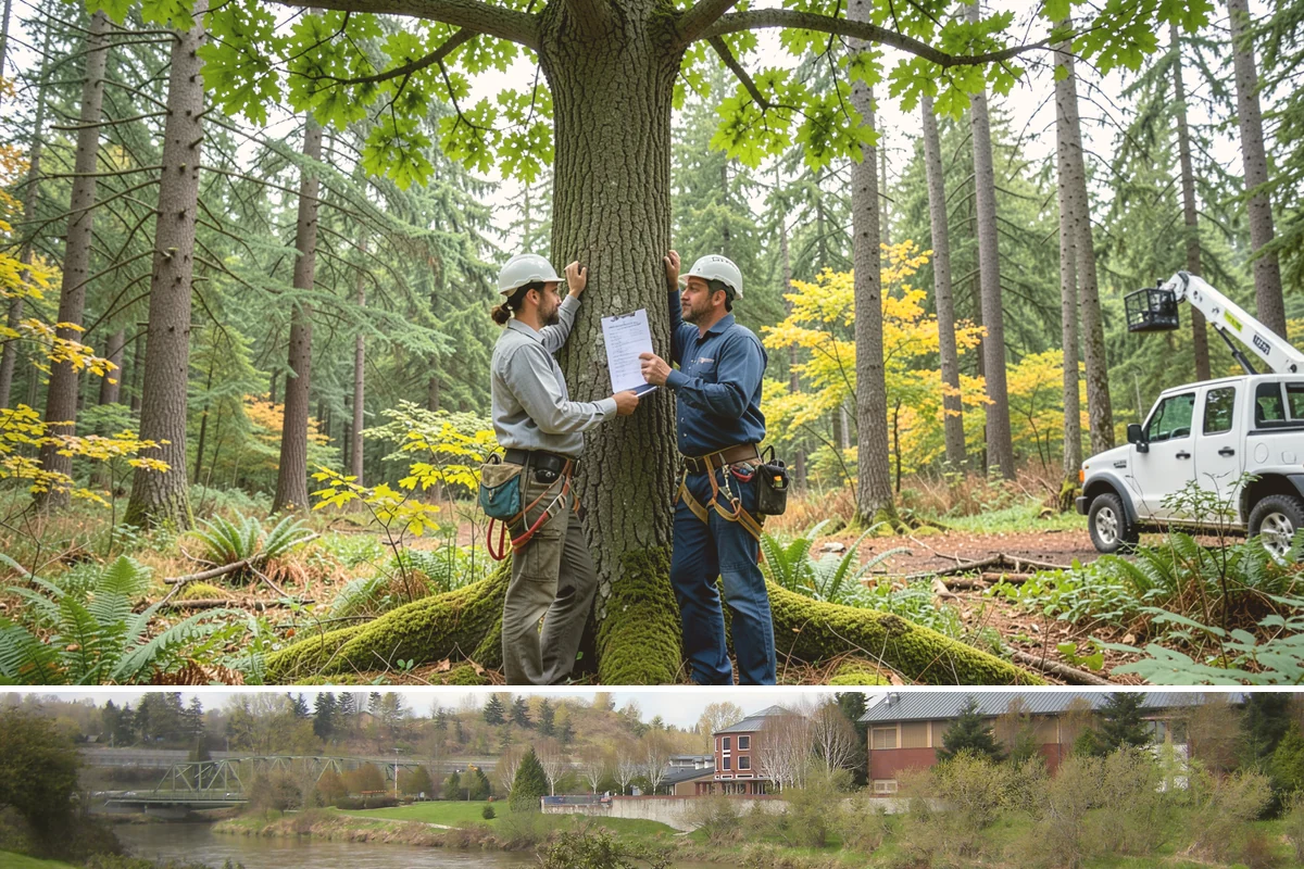 Large tree removal in Tukwila, King County, WA - In the Puget Sound climate, this service is best performed when foliage has dropped in late fall or winter to improve visibility...