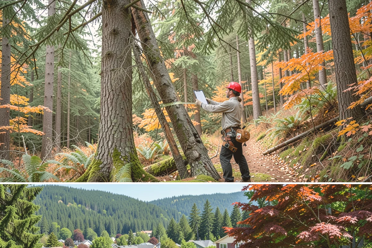 Leaning tree removal in Index, Snohomish County, WA - This service can be performed year-round in the Puget Sound climate but requires extra caution during wet seasons when unstable...