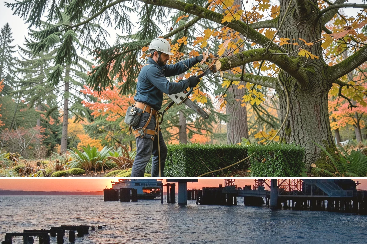 Lightning protection systems in Edmonds, Snohomish County, WA - Work can generally be performed year-round in the Puget Sound climate but must follow recognized arboricultural standards...