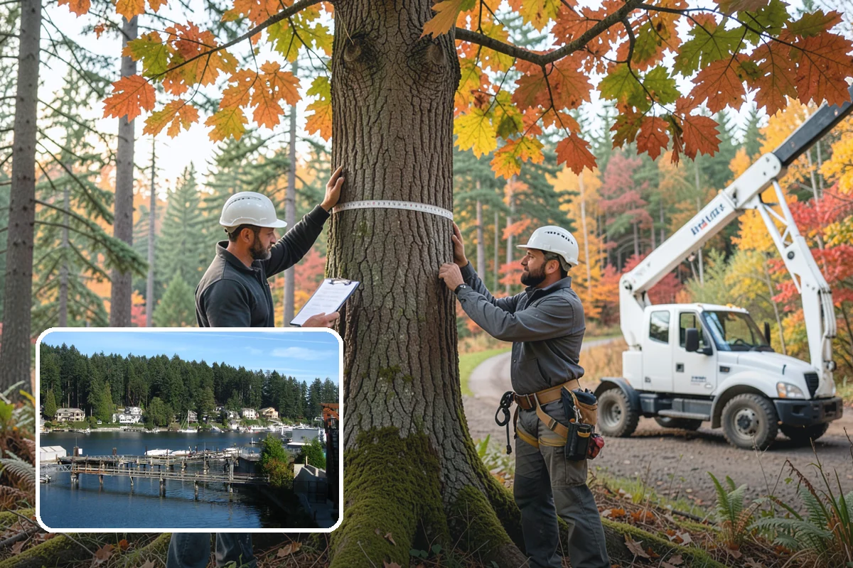 Lightning protection systems in Gig Harbor, Pierce County, WA - Reduces the risk of limb or stem failure