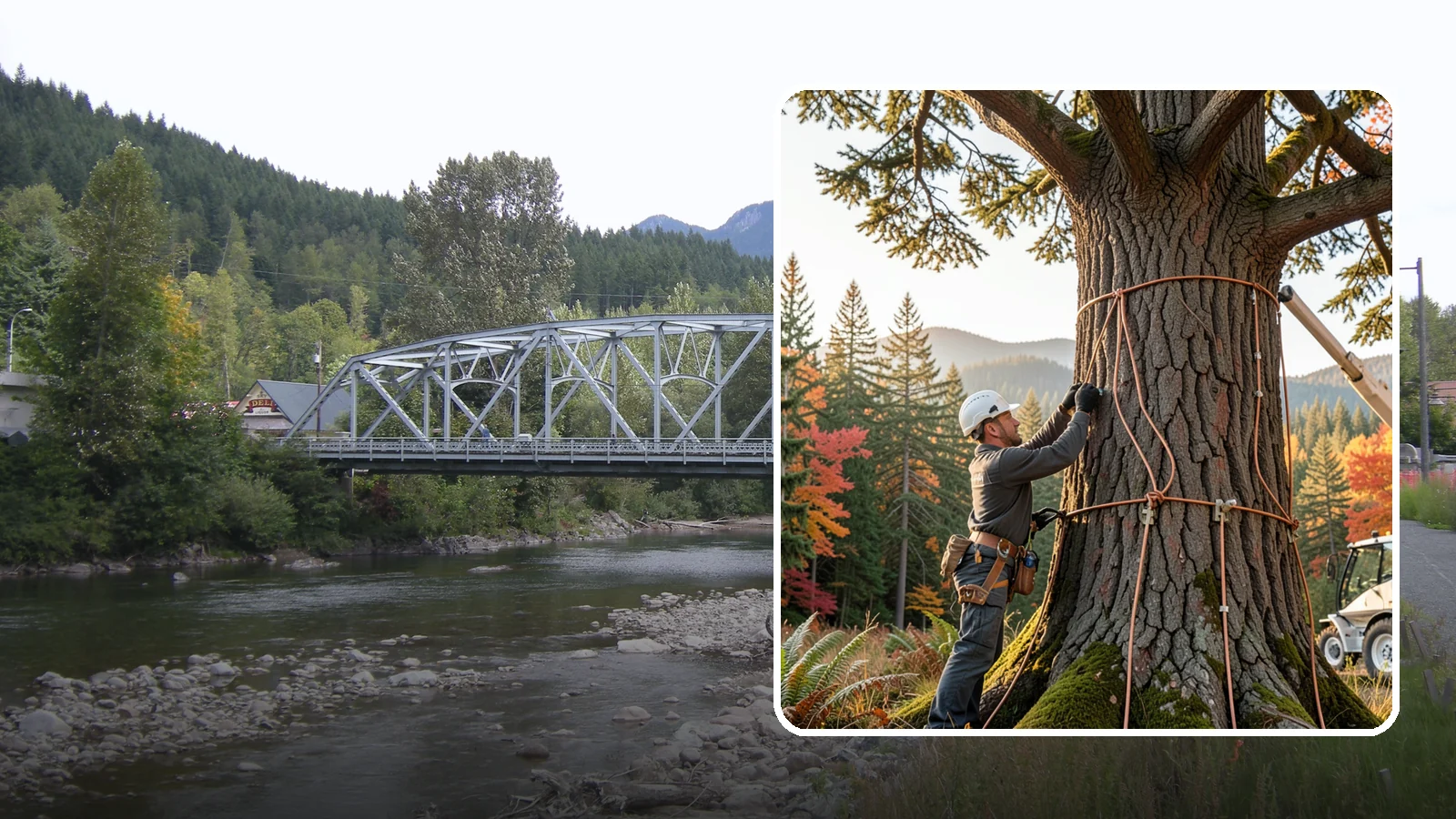 Lightning protection systems in Skykomish, King County, WA - The installation of lightning protection for high-value trees.