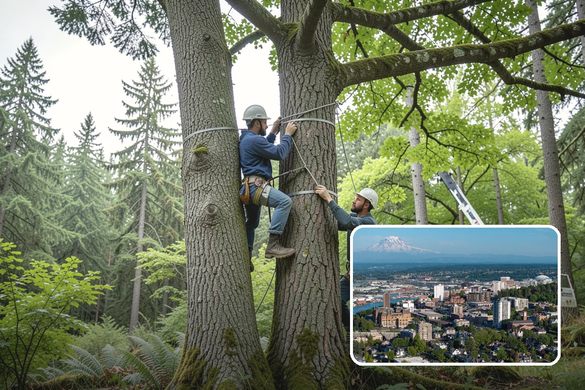 Lightning protection systems in Tacoma, Pierce County, WA - Reduces the risk of limb or stem failure