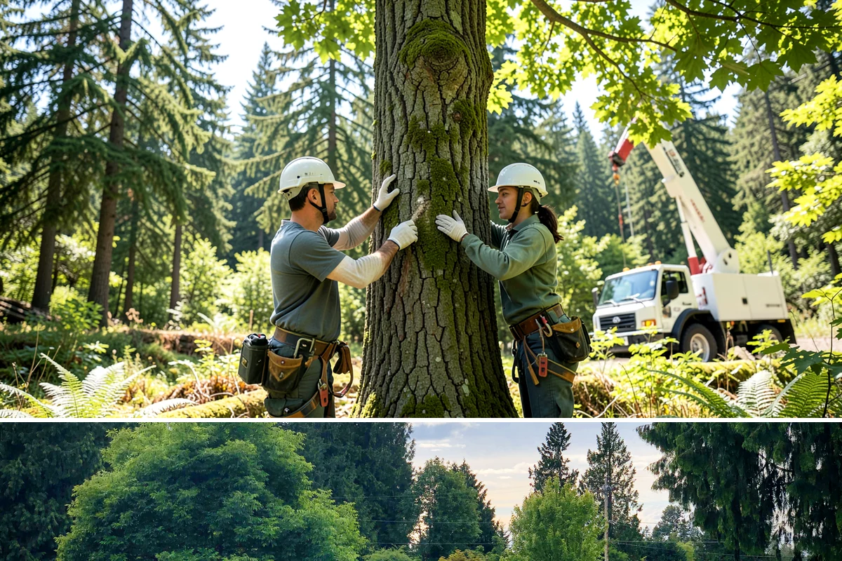 Limb support systems in Bonney Lake, Pierce County, WA - This service can generally be performed year-round in Puget Sound weather but requires careful planning to avoid ice loading on...