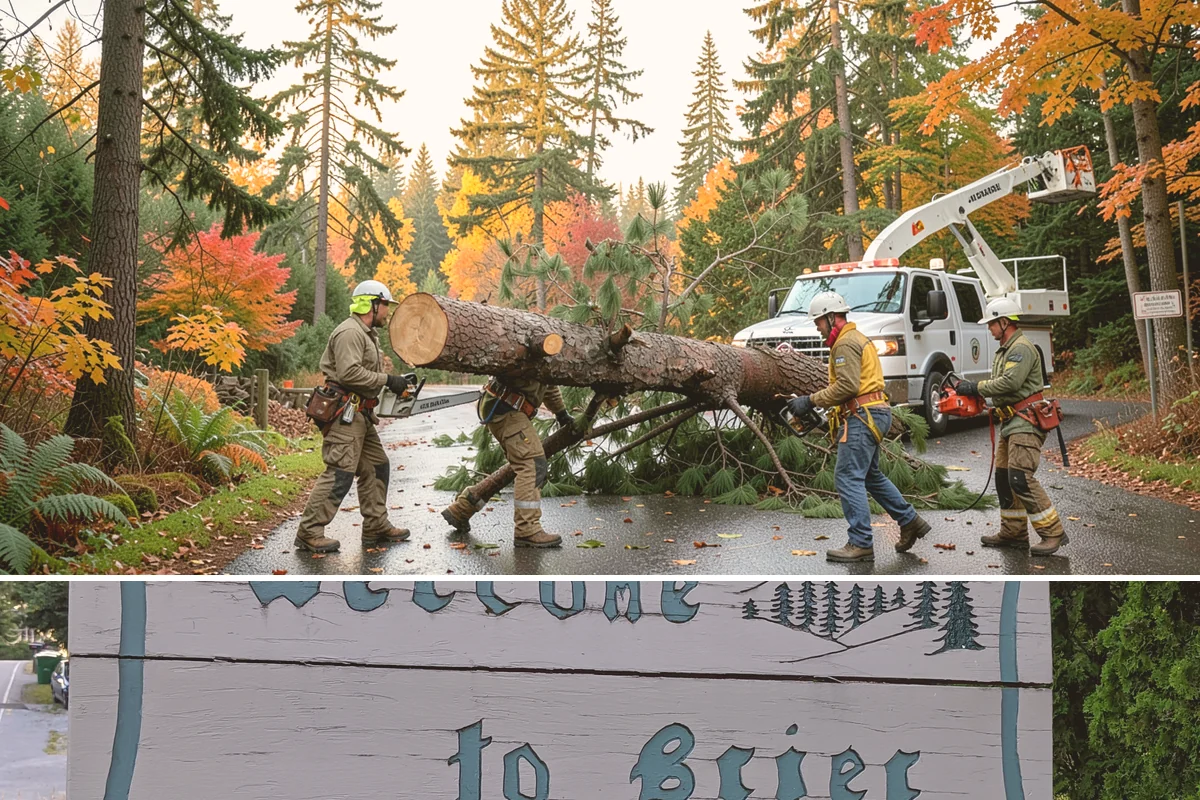 Limb support systems in Brier, Snohomish County, WA - This service can generally be performed year-round in Puget Sound weather but requires careful planning to avoid ice loading on...