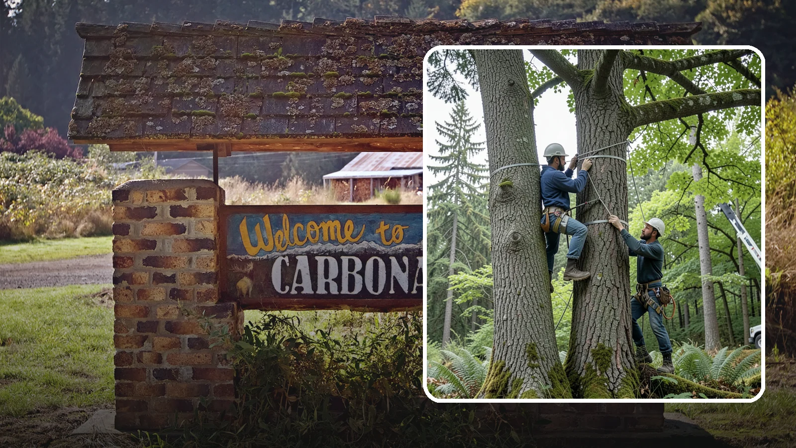 Limb support systems in Carbonado, Pierce County, WA - Support hardware installed to reduce the risk of limb failure.