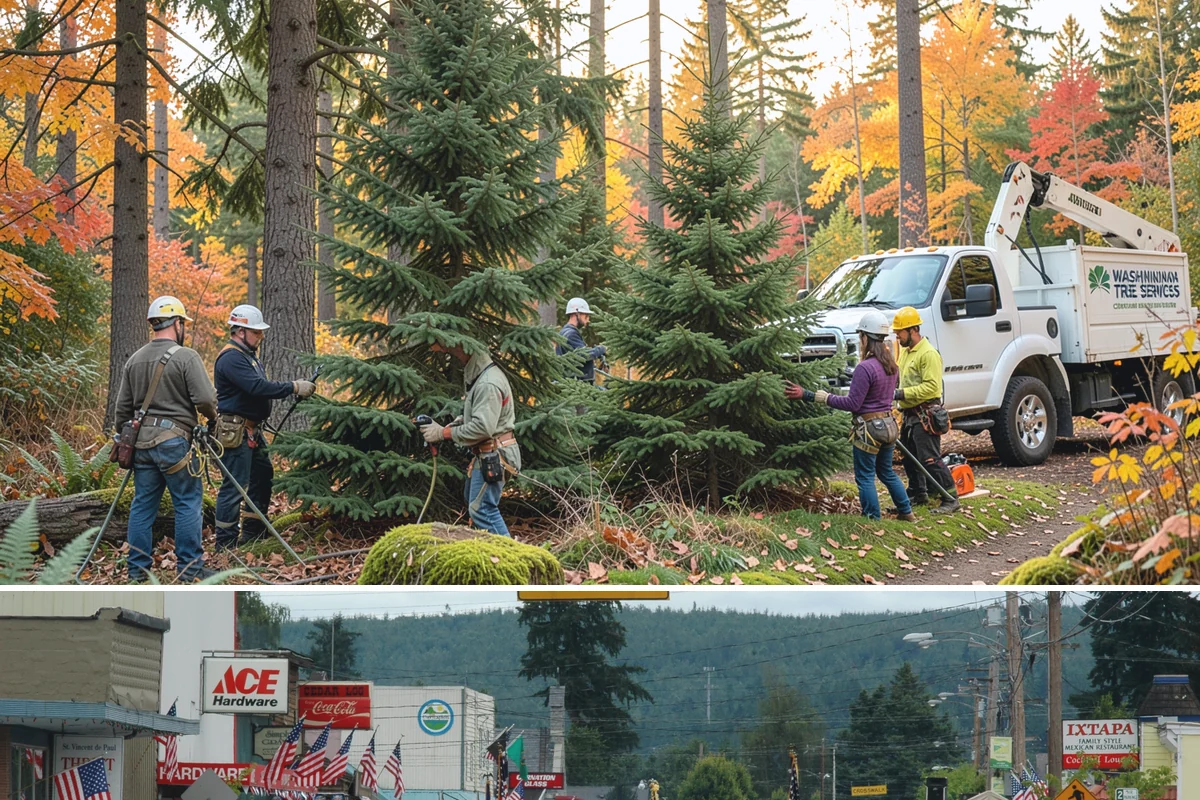 Limb support systems in Carnation, King County, WA - This service can generally be performed year-round in Puget Sound weather but requires careful planning to avoid ice loading on...