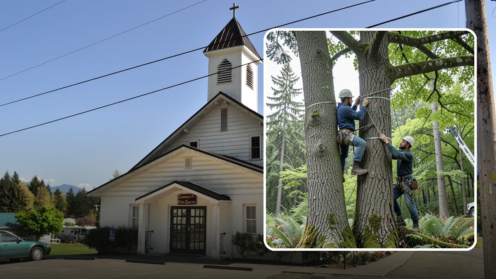 Limb support systems in Concrete, Skagit County, WA - Support hardware installed to reduce the risk of limb failure.