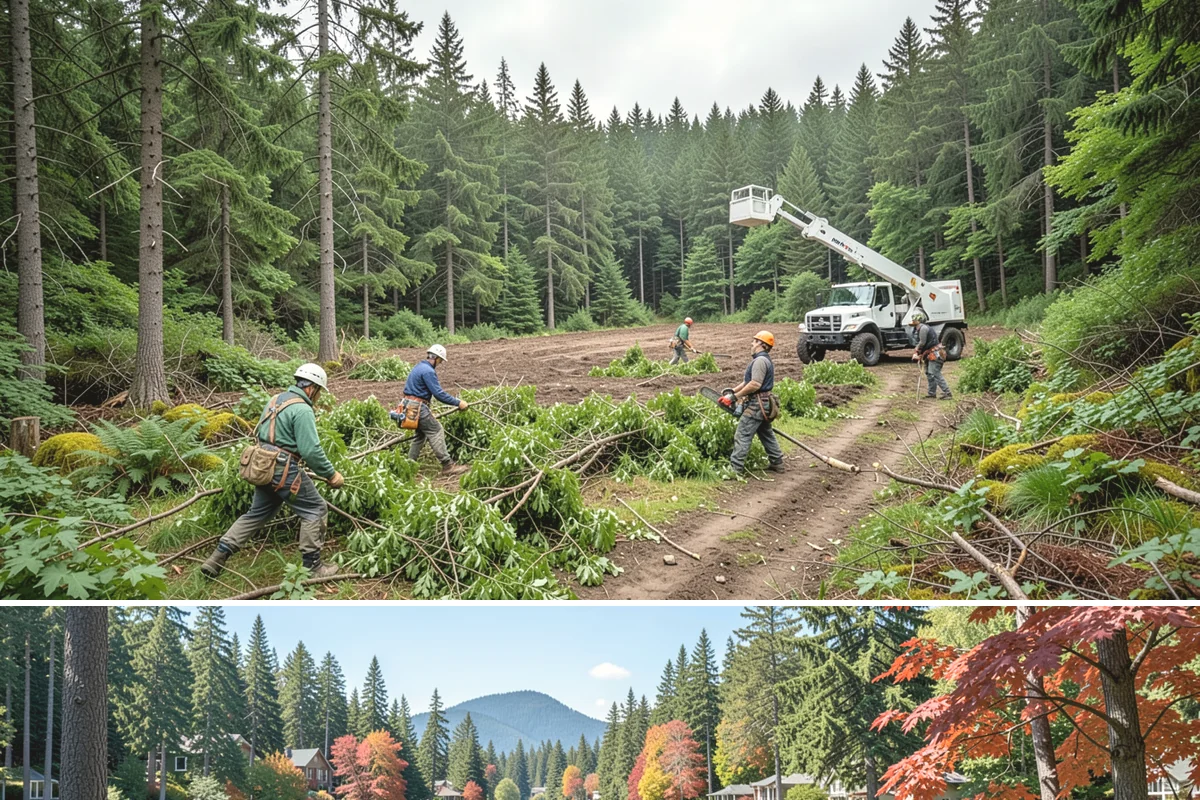 Limb support systems in Covington, King County, WA - This service can generally be performed year-round in Puget Sound weather but requires careful planning to avoid ice loading on...