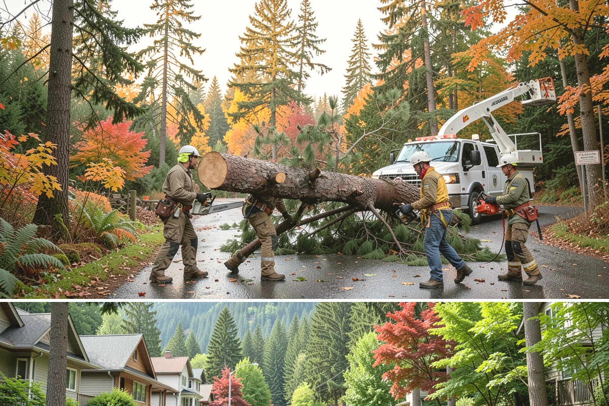 Limb support systems in Darrington, Snohomish County, WA - This service can generally be performed year-round in Puget Sound weather but requires careful planning to avoid ice loading on...
