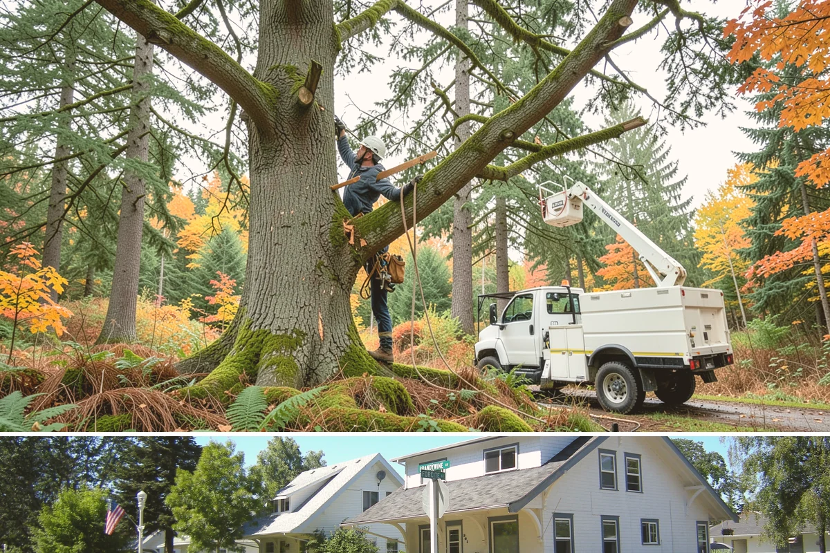 Limb support systems in DuPont, Pierce County, WA - This service can generally be performed year-round in Puget Sound weather but requires careful planning to avoid ice loading on...