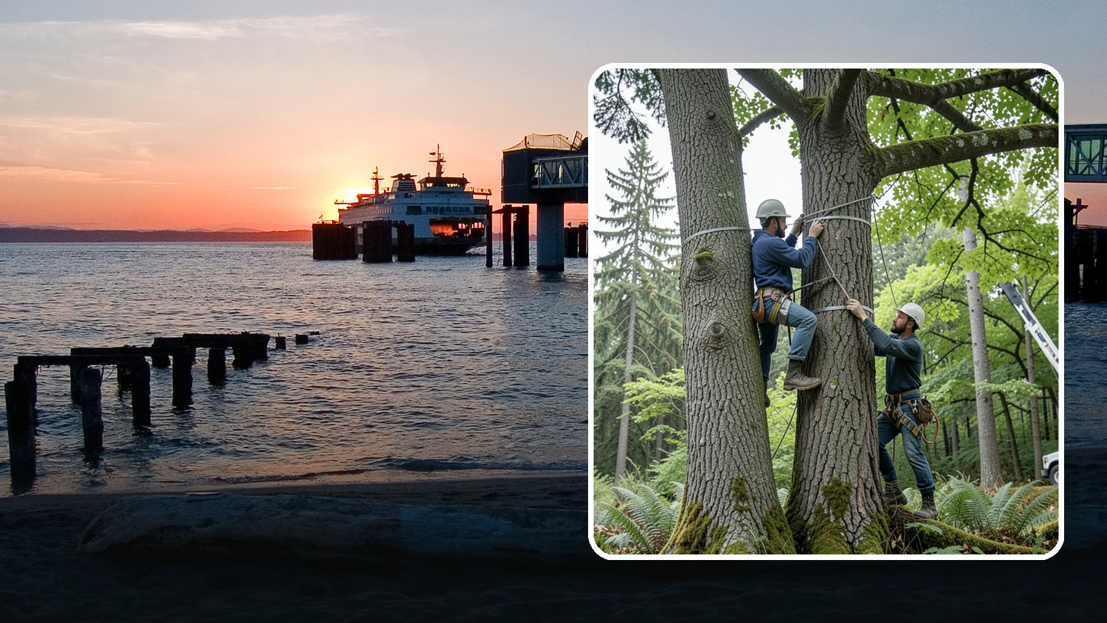 Limb support systems in Edmonds, Snohomish County, WA - Support hardware installed to reduce the risk of limb failure.