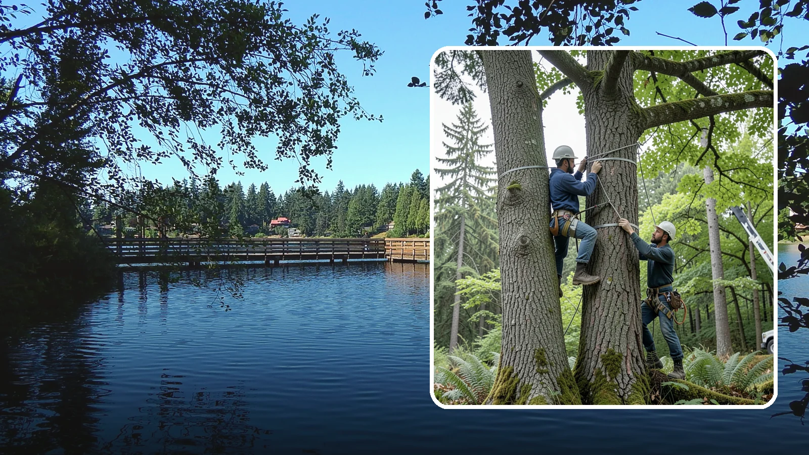Limb support systems in Federal Way, King County, WA - Support hardware installed to reduce the risk of limb failure.