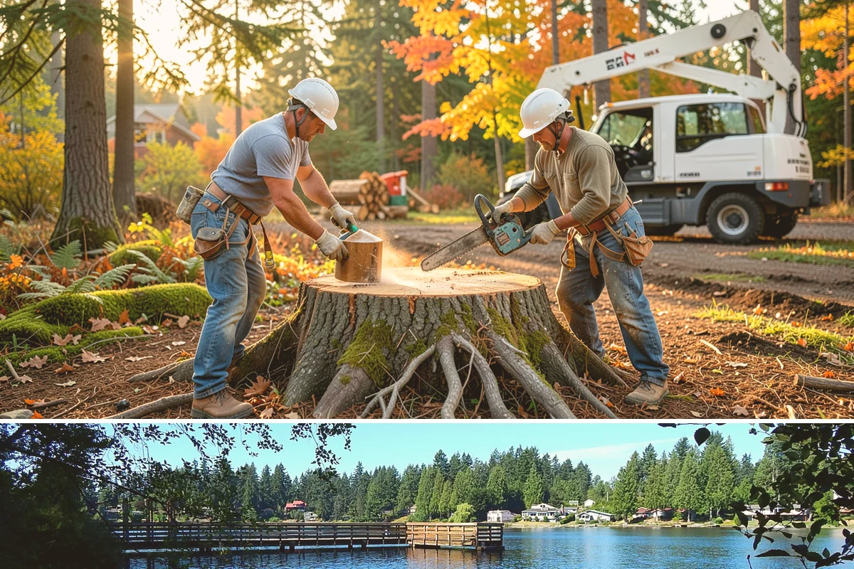 Limb support systems in Federal Way, King County, WA - This service can generally be performed year-round in Puget Sound weather but requires careful planning to avoid ice loading on...