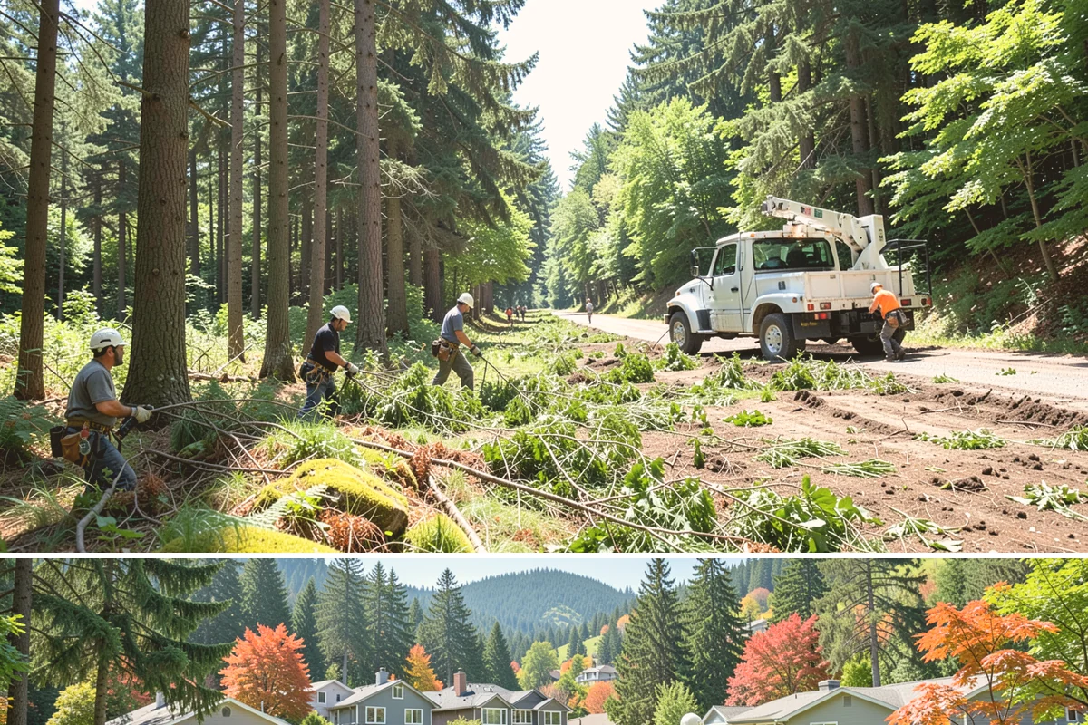 Limb support systems in Fircrest, Pierce County, WA - This service can generally be performed year-round in Puget Sound weather but requires careful planning to avoid ice loading on...