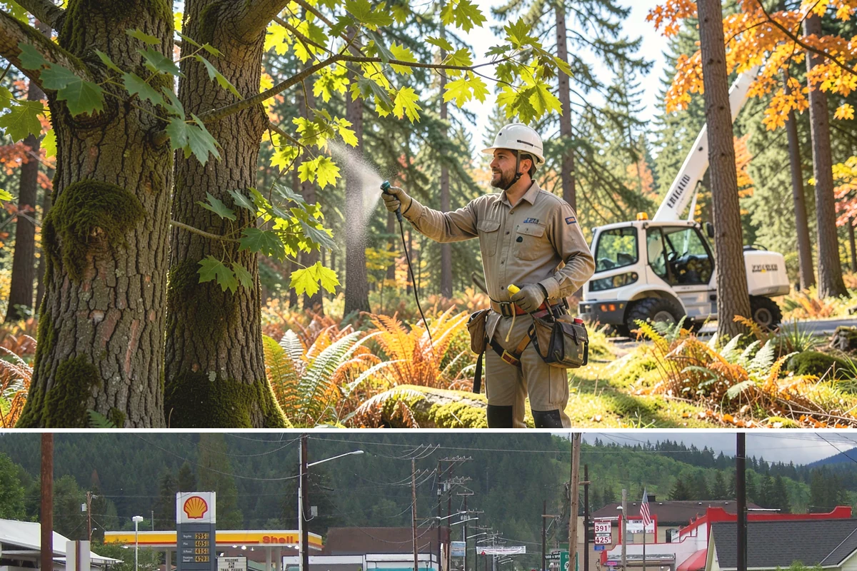 Limb support systems in Granite Falls, Snohomish County, WA - This service can generally be performed year-round in Puget Sound weather but requires careful planning to avoid ice loading on...