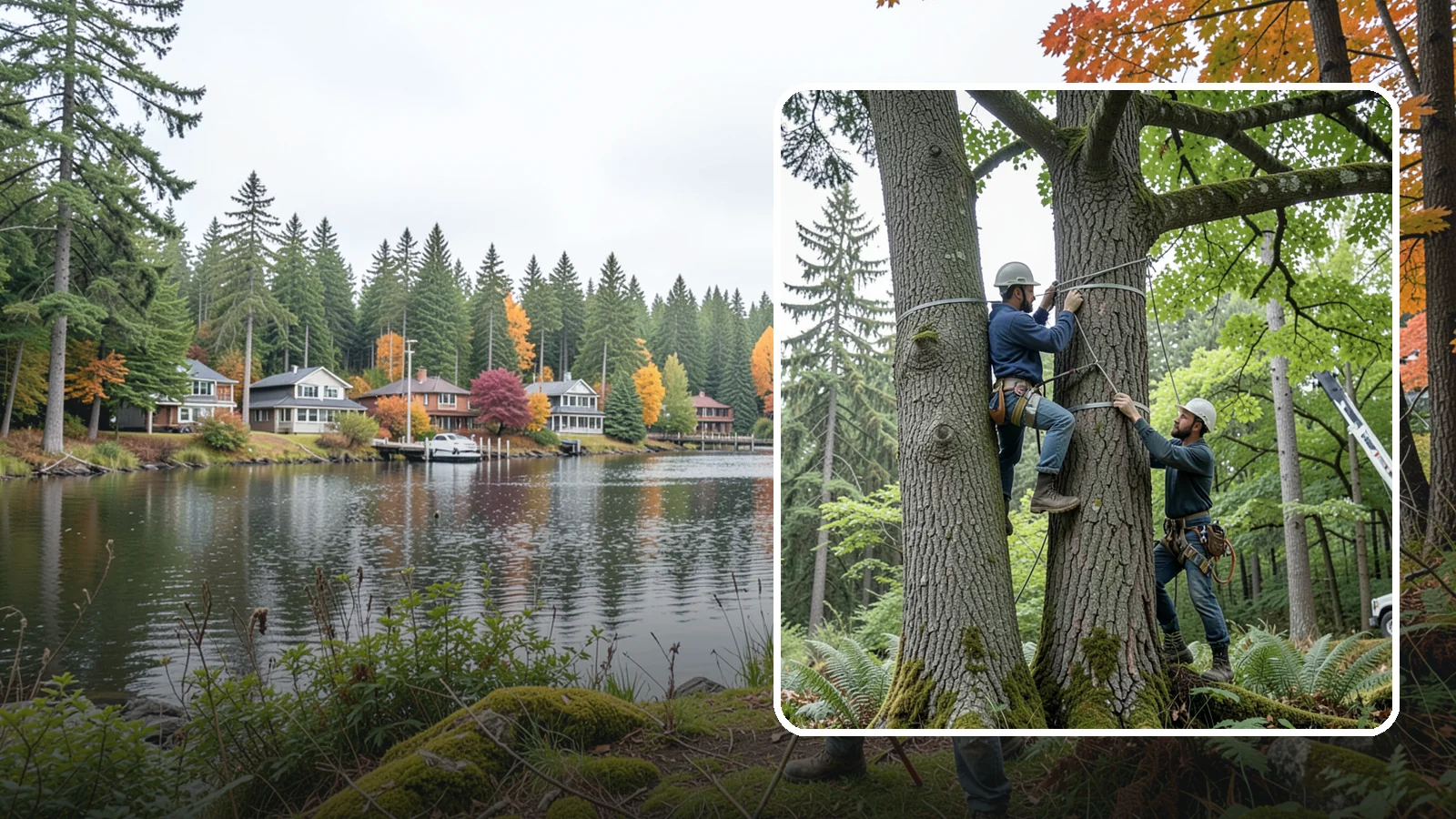 Limb support systems in La Conner, Skagit County, WA - Support hardware installed to reduce the risk of limb failure.