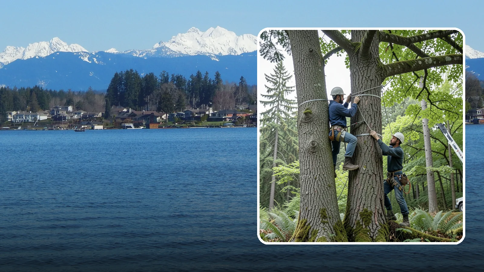 Limb support systems in Lake Stevens, Snohomish County, WA - Support hardware installed to reduce the risk of limb failure.