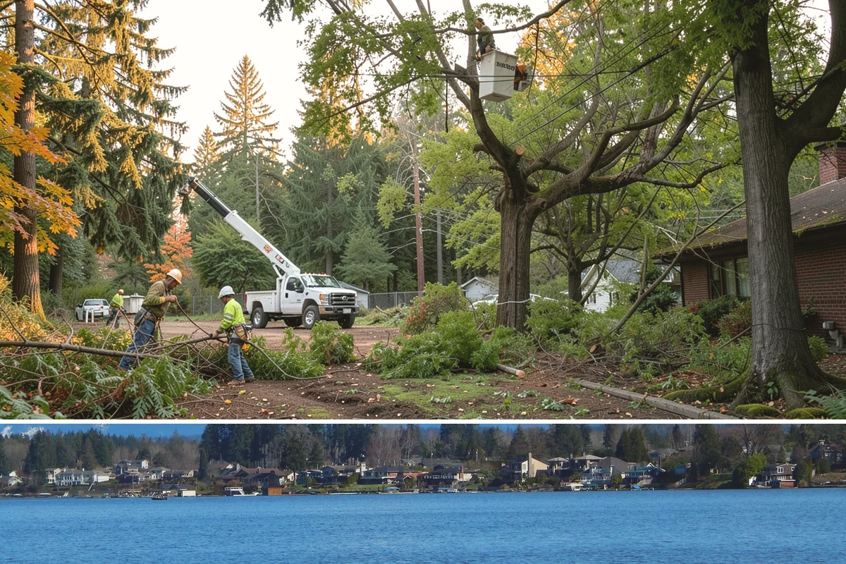 Limb support systems in Lake Stevens, Snohomish County, WA - This service can generally be performed year-round in Puget Sound weather but requires careful planning to avoid ice loading on...