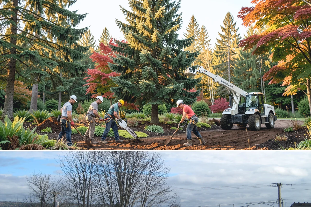 Limb support systems in Langley, Island County, WA - This service can generally be performed year-round in Puget Sound weather but requires careful planning to avoid ice loading on...