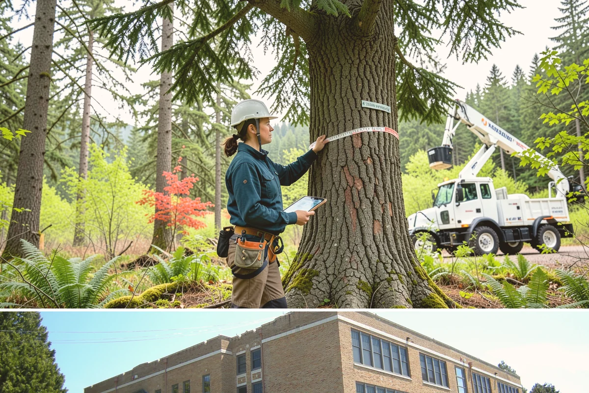 Limb support systems in Maple Valley, King County, WA - This service can generally be performed year-round in Puget Sound weather but requires careful planning to avoid ice loading on...