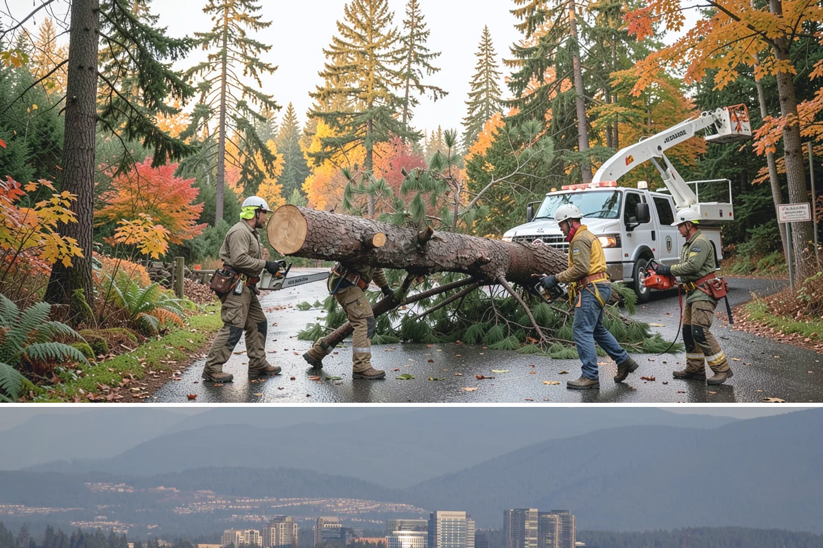 Limb support systems in Medina, King County, WA - This service can generally be performed year-round in Puget Sound weather but requires careful planning to avoid ice loading on...