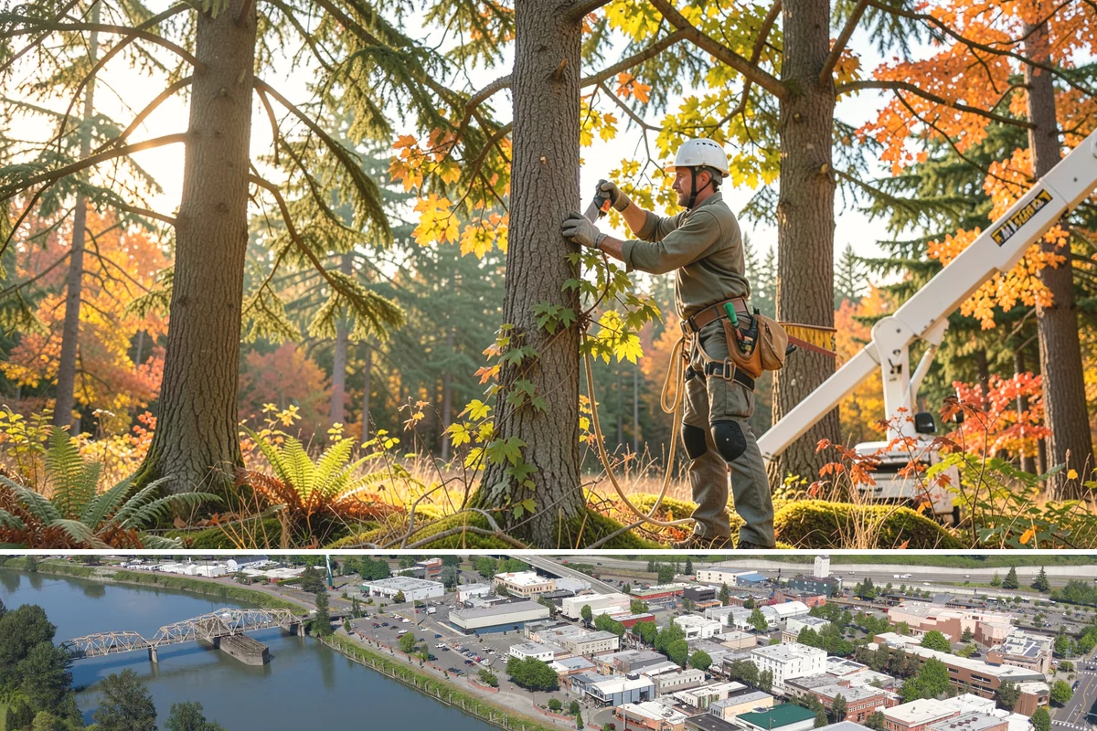 Limb support systems in Mount Vernon, Skagit County, WA - This service can generally be performed year-round in Puget Sound weather but requires careful planning to avoid ice loading on...