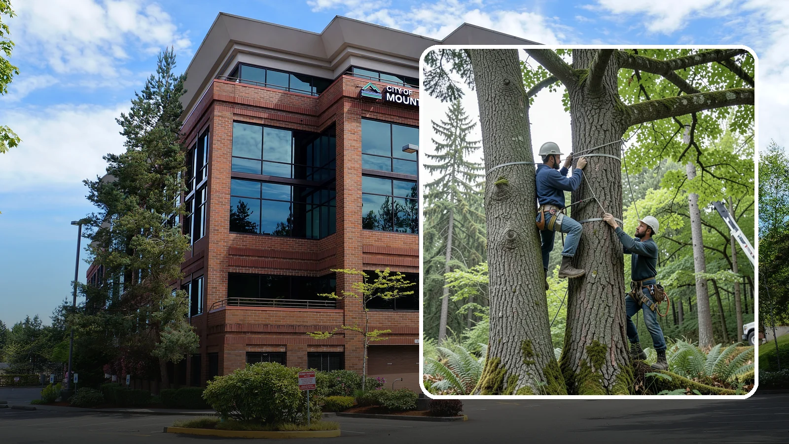 Limb support systems in Mountlake Terrace, Snohomish County, WA - Support hardware installed to reduce the risk of limb failure.